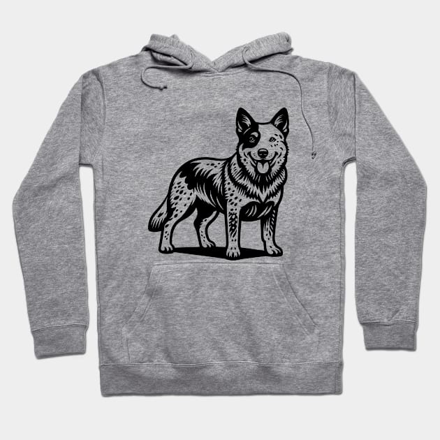 Australian Cattle Dog Hoodie by KayBee Gift Shop